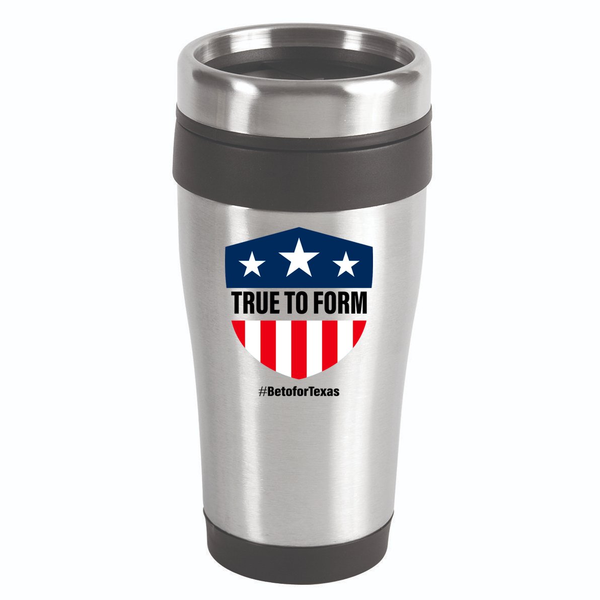 True To Form Beto for Texas American Shield 16oz Travel Tumbler