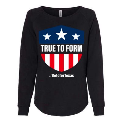 True To Form Beto for Texas American Shield Womens California Wash Sweatshirt