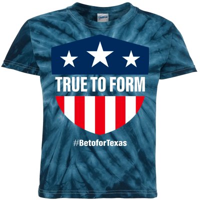 True To Form Beto for Texas American Shield Kids Tie-Dye T-Shirt