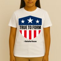 True To Form Beto for Texas American Shield T-Shirt