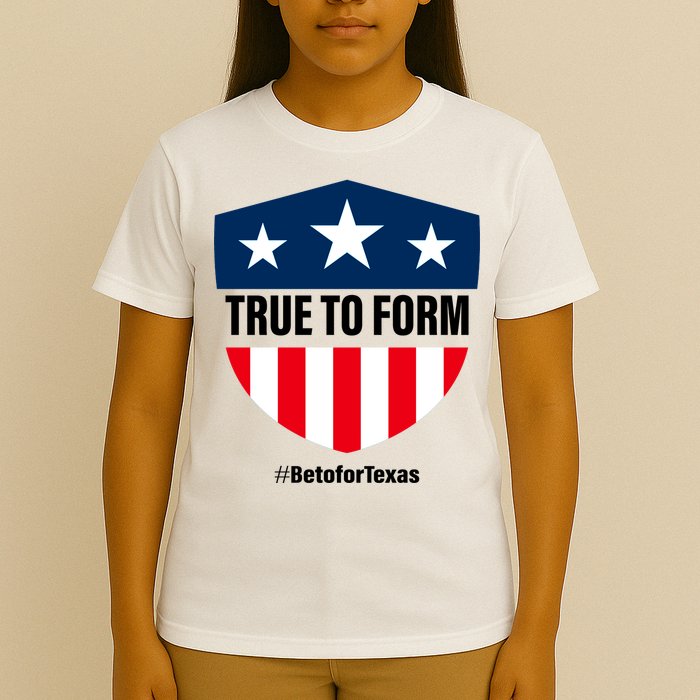 True To Form Beto for Texas American Shield T-Shirt