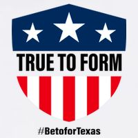 True To Form Beto for Texas American Shield T-Shirt