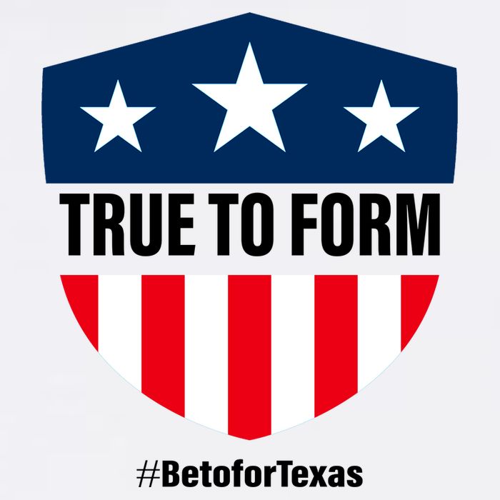 True To Form Beto for Texas American Shield T-Shirt