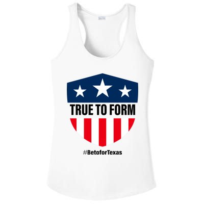 True To Form Beto for Texas American Shield Ladies PosiCharge Competitor Racerback Tank