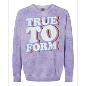 True To Form Retro Beto Colorblast Crewneck Sweatshirt