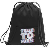 True To Form Retro Beto Sweatshirt Cinch Pack Bag