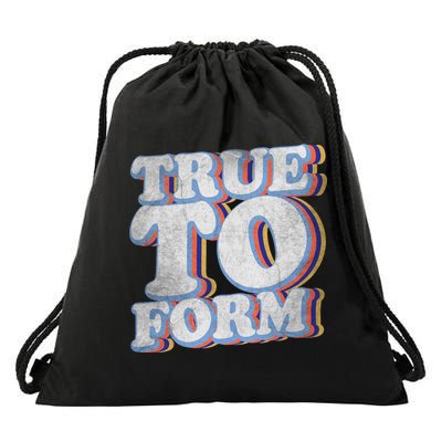 True To Form Retro Beto Drawstring Bag
