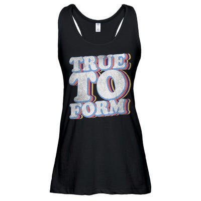 True To Form Retro Beto Ladies Essential Flowy Tank