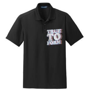 True To Form Retro Beto Dry Zone Grid Polo