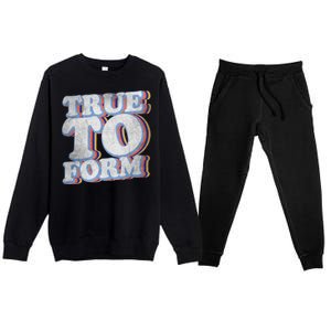 True To Form Retro Beto Premium Crewneck Sweatsuit Set