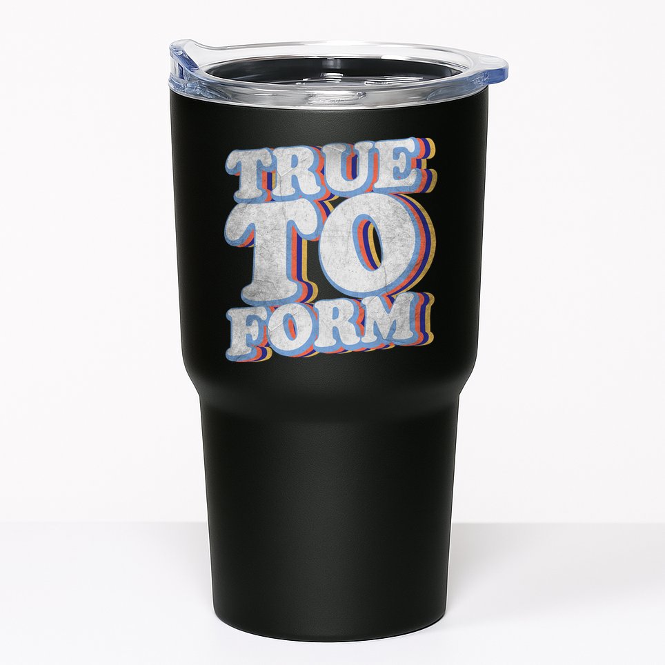 True To Form Retro Beto Tumbler