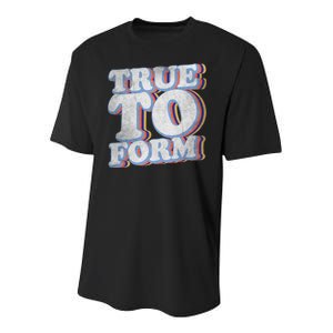 True To Form Retro Beto Youth Performance Sprint T-Shirt