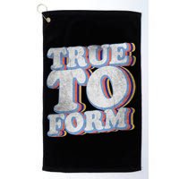 True To Form Retro Beto Golf Towel