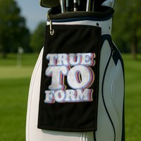 True To Form Retro Beto Golf Towel