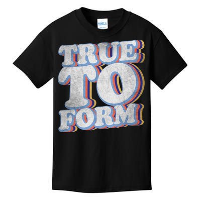 True To Form Retro Beto Kids T-Shirt