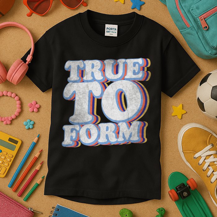 True To Form Retro Beto Kids T-Shirt