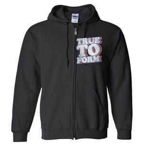 True To Form Retro Beto Full Zip Hoodie