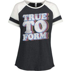 True To Form Retro Beto Enza Ladies Jersey Colorblock Tee