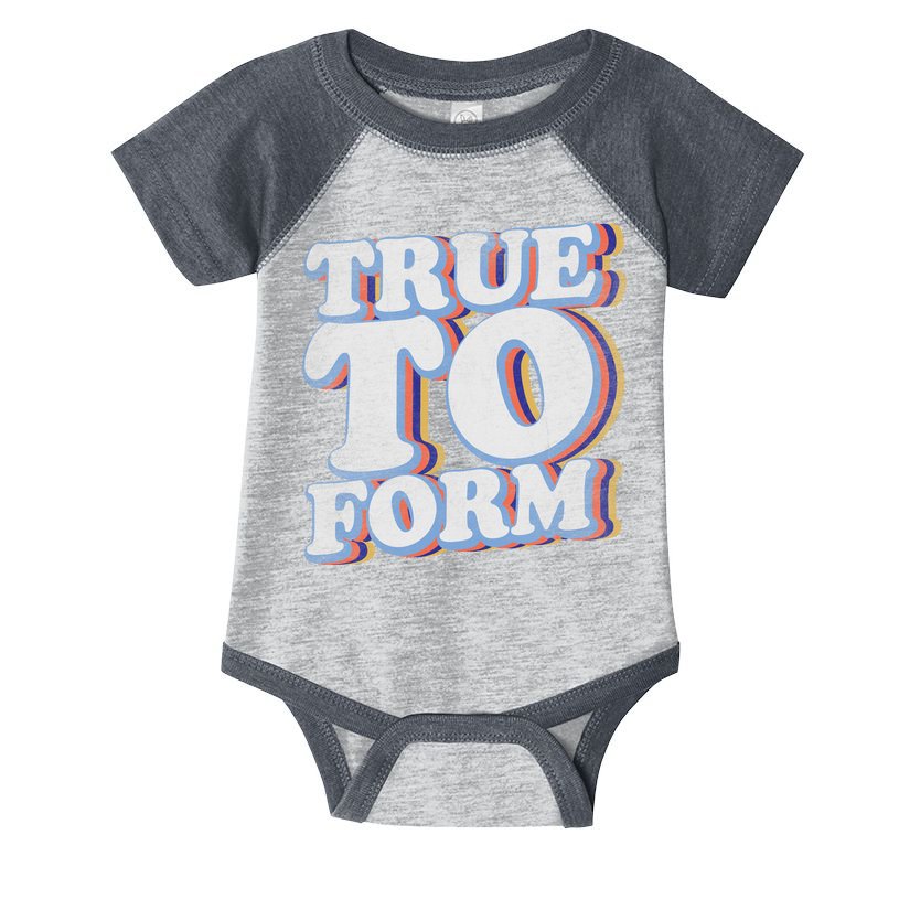 True To Form Retro Beto Infant Baby Jersey Bodysuit