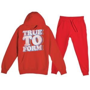 True To Form Retro Beto Premium Hooded Sweatsuit Set