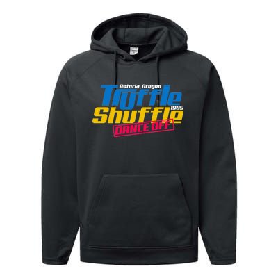 Truffle Shuffle Dance Off 1985 Performance Fleece Hoodie