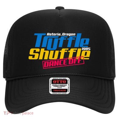 Truffle Shuffle Dance Off 1985 High Crown Mesh Back Trucker Hat