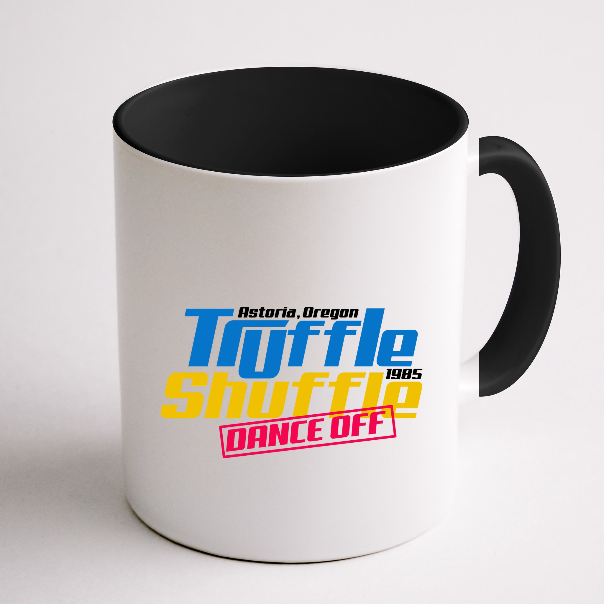 Truffle Shuffle Dance Off 1985 Mug