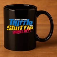 Truffle Shuffle Dance Off 1985 11oz C Handle Ceramic Mug