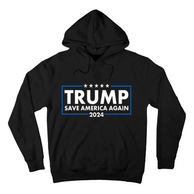 Trumo Save America Again 2024 Election Logo Hoodie