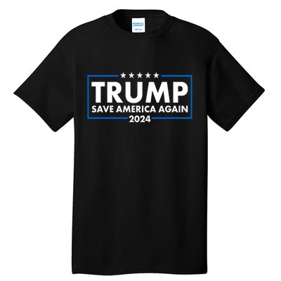 Trumo Save America Again 2024 Election Logo Tall T-Shirt