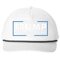 Trumo Save America Again 2024 Election Logo Snapback Five-Panel Rope Hat