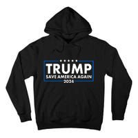 Trumo Save America Again 2024 Election Logo Tall Hoodie