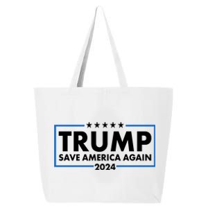 Trumo Save America Again 2024 Election Logo 25L Jumbo Tote