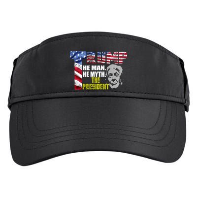 Trump - The Man The Myth The President Adult Drive Performance Visor