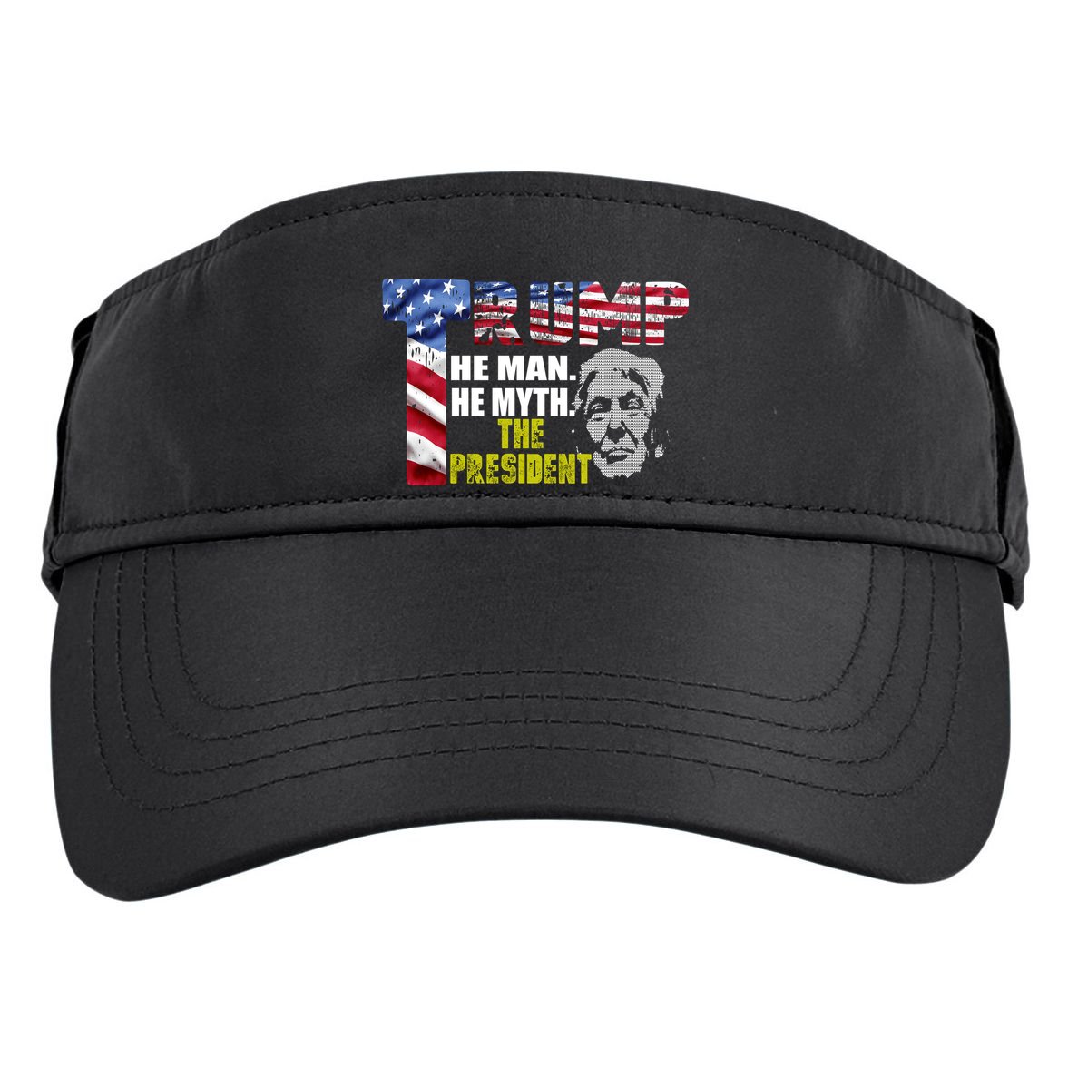Trump - The Man The Myth The President Adult Drive Performance Visor