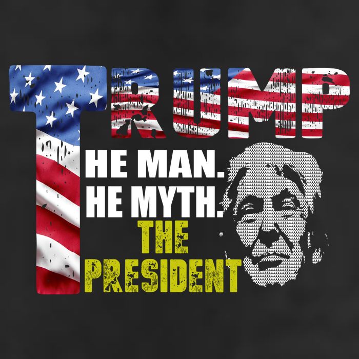 Trump - The Man The Myth The President Adult Drive Performance Visor
