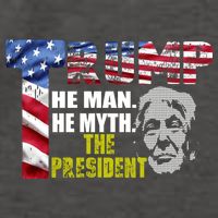 Trump - The Man The Myth The President Vector Backpack