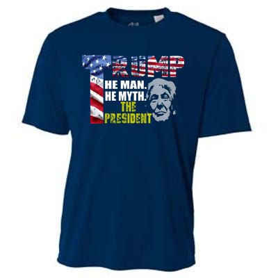 Trump - The Man The Myth The President Cooling Performance Crew T-Shirt