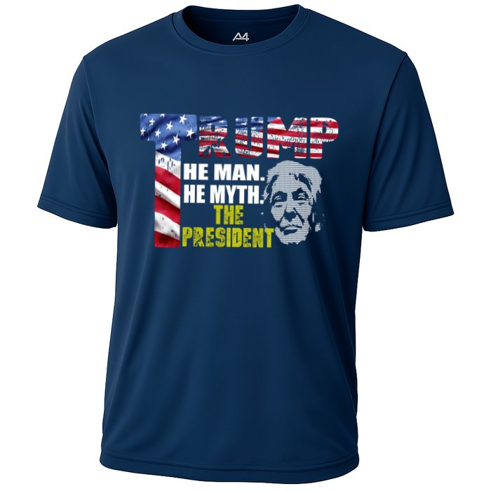 Trump - The Man The Myth The President Cooling Performance Crew T-Shirt