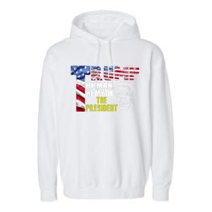 Trump - The Man The Myth The President Garment-Dyed Fleece Hoodie