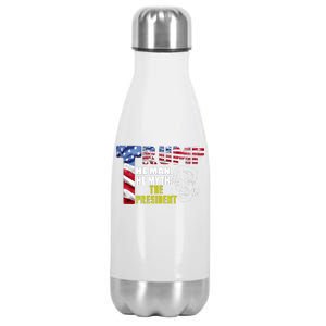 Trump - The Man The Myth The President Stainless Steel Insulated Water Bottle