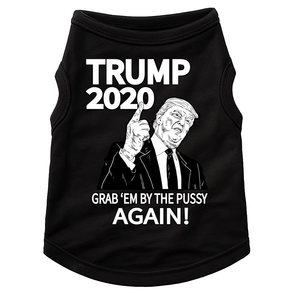 Trump 2020 Grab Em' Again Doggie Tank