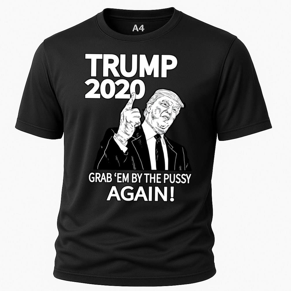 Trump 2020 Grab Em' Again Cooling Performance Crew T-Shirt