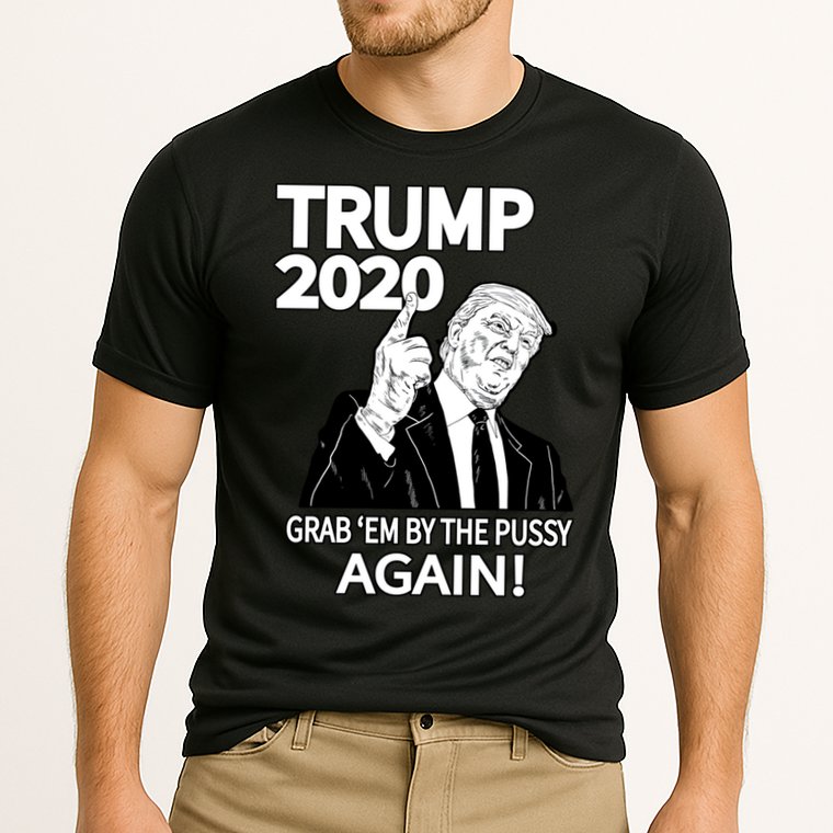 Trump 2020 Grab Em' Again Cooling Performance Crew T-Shirt