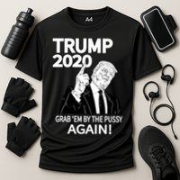 Trump 2020 Grab Em' Again Cooling Performance Crew T-Shirt