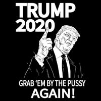 Trump 2020 Grab Em' Again Cooling Performance Crew T-Shirt
