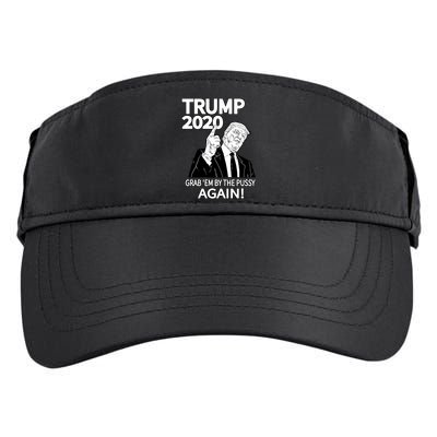 Trump 2020 Grab Em' Again Adult Drive Performance Visor