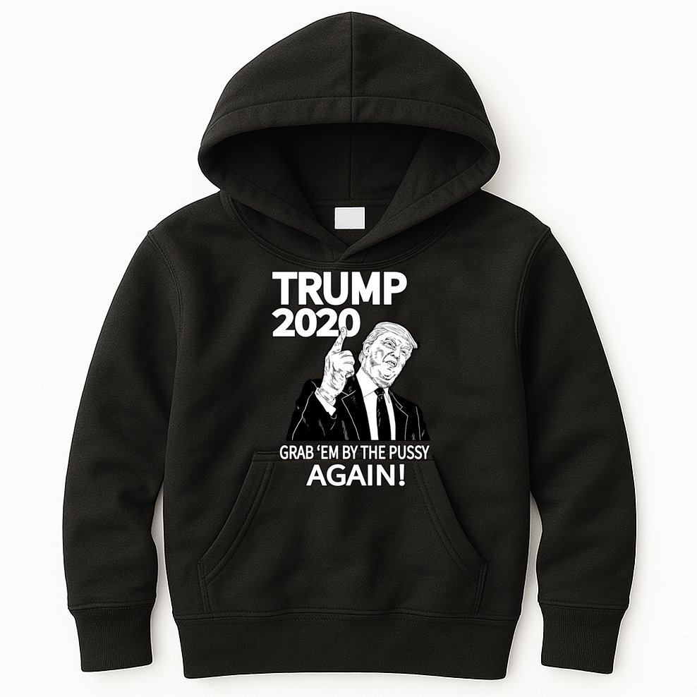 Trump 2020 Grab Em' Again Kids Hoodie