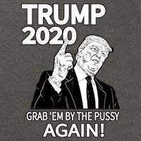 Trump 2020 Grab Em' Again Cotton Canvas Backpack