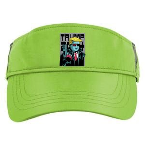 Trump 2024 Comic Adult Drive Performance Visor